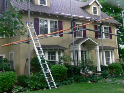 sealing the back of a wooden gutter