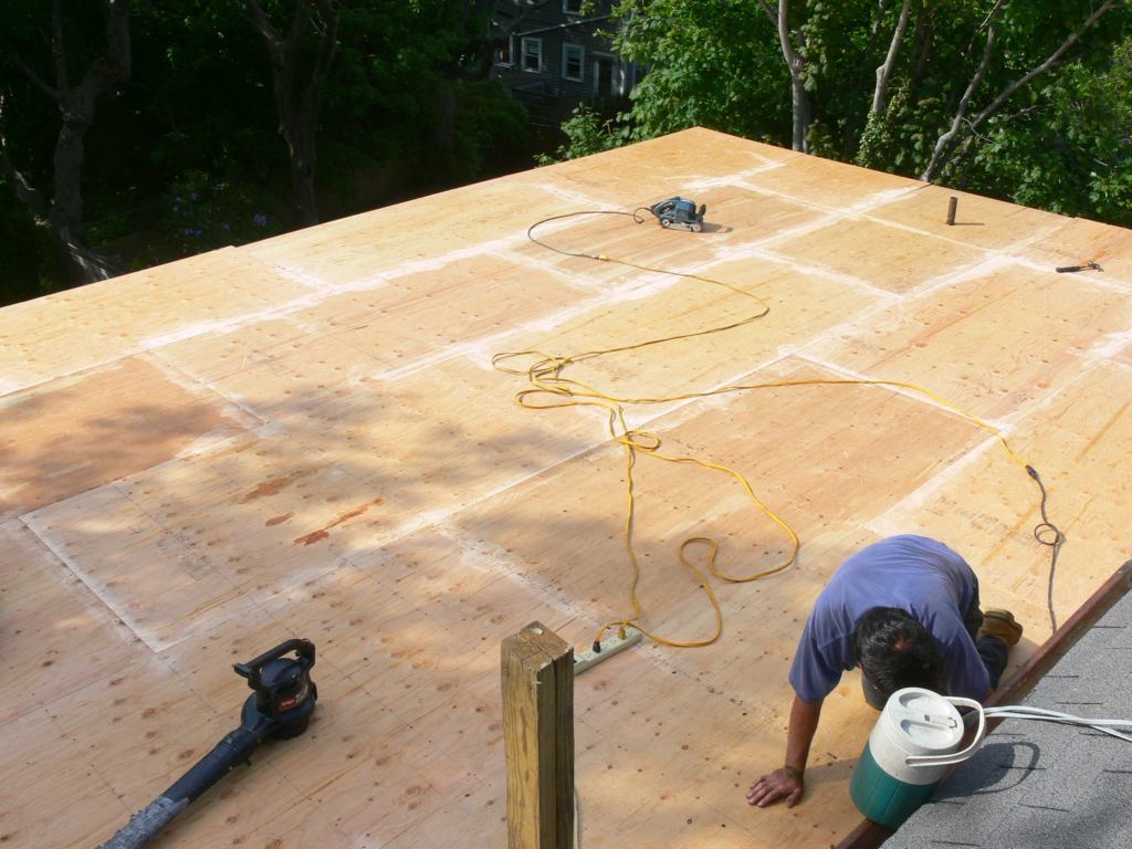 Framing a flat roof with slight pitch in preparation for roofing with .060 EDPM rubber